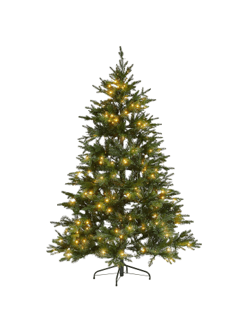 Beliani Weihnachtsbaum FIDDLE in Grün - (W) 119 x (H) 180 x (L) 119 cm