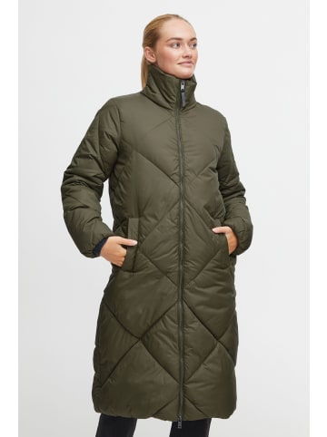 Oxmo Steppmantel OXBonnie 21800187-ME Modische Steppjacke mit ausgefallenen Steppungen in Grün