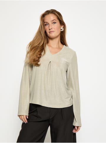 DESIRES Bluse in Light Birch Metallic