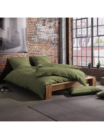 Erwin Müller Perkal Bettwäsche Günzburg in oliv