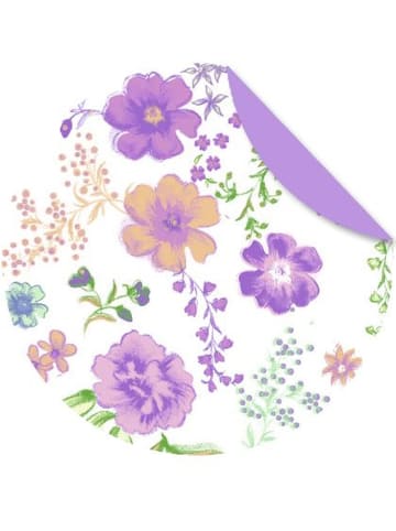 Buntpapierfabrik Ludwig Bähr Faltblätter Florentine Romance 80g/qm 10cm rund Packung mit 65 Blatt M...