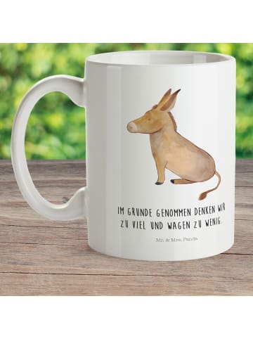 Mr. & Mrs. Panda Tasse Esel mit Spruch in Weiß