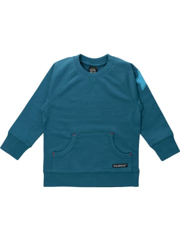 Villervalla Sweatshirt Stern in blau