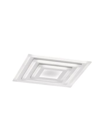 FISCHER & HONSEL LED-Deckenleuchte Gorden in Weiß / satiniert -  (L)60 x (B)60 x (H)6,7 cm
