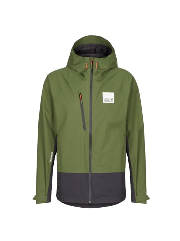 Jack Wolfskin Funktionsjacke, Regenjacke EAGLE PEAK in Grün