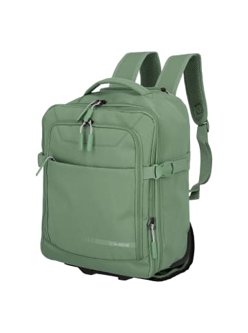 travelite Kick Off 2 Rollen Rucksacktrolley 40 cm Laptopfach sage green