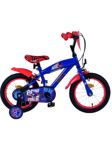 Volare Kinderfahrrad Sonic Prime 14 Zoll, ohne Rücktrittbremse in blau