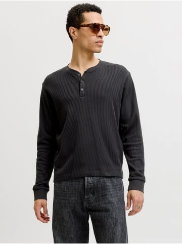 Jack & Jones Langarm-T-Shirt in Black