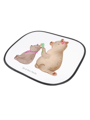 Mr. & Mrs. Panda Sonnenschutz Fenster Auto Bär Kind ohne Spruch in Weiß