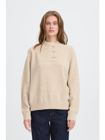 ICHI Langarm IHDASILA Loose fit in Oatmeal Melange