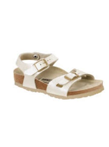 Birkenstock Mädchen Sandalen Rio Kids BF Graceful Pearl Whi in Weiß