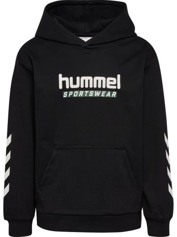 Hummel Kinder Hoodie "Logo Hoodie" in Schwarz
