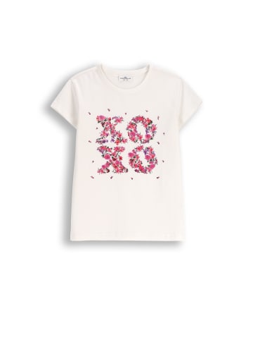 Coccodrillo T-Shirt mit kurzen Ärmeln in ecru