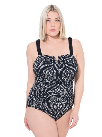 Ulla Popken Badeanzug in schwarz