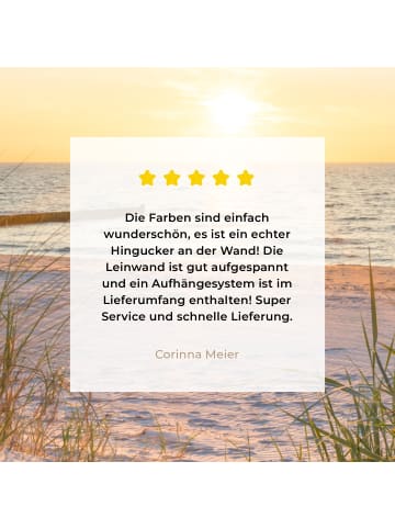 MuchoWow Leinwand bilder Sonnenuntergang (BxH)