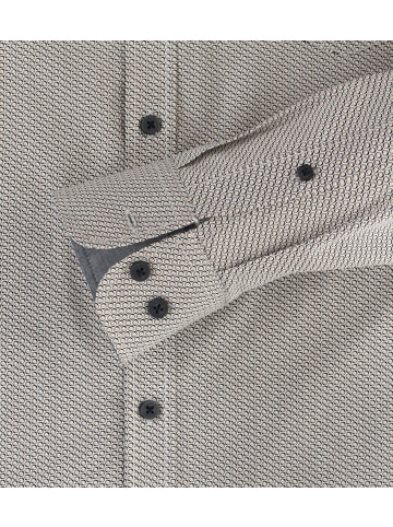 CASAMODA V-Kragen Langarmshirt für Herren in beige