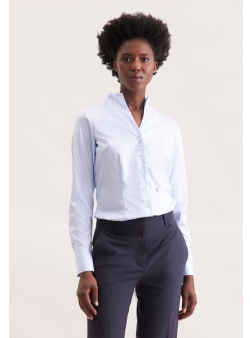 Seidensticker Kelchkragenbluse Slim in Hellblau