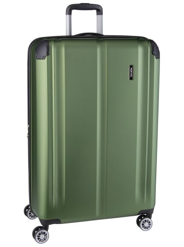 travelite Trolley City 4-Rad Trolley L exp in Grün