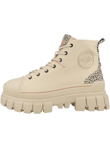 Palladium Schnürboots Revolt Safari in creme