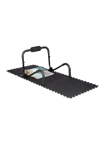 relaxdays 72x Bodenschutzmatten in Schwarz - (B)30 x (T)30 cm