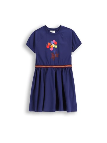 Coccodrillo Kleid mit kurzen Ärmeln in dunkelblau