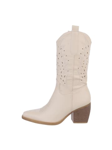 Ital-Design Stiefel in Beige