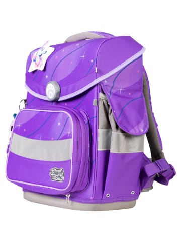 SCHOOL-MOOD Schulranzenset 7-tlg. Timeless Pro Marie Pegasus in lila
