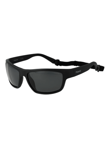 Polaroid Unisex Sonnenbrillen Rechtwinklig Schwarz
