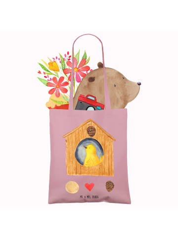 Mr. & Mrs. Panda Shopper Vogelhaus Home ohne Spruch in Rosa Pastell