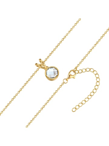 Rafaela Donata Kette aus Sterling Silber mit Zirkonia in gelbgold