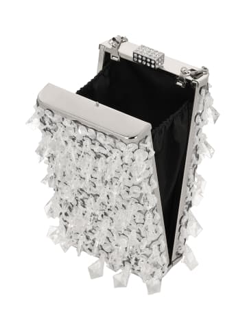 faina Women Handbag in Silver