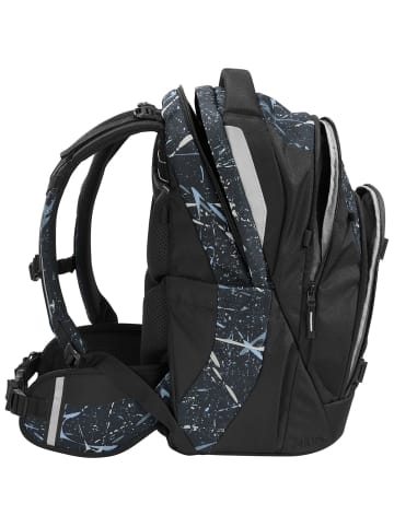 Coocazoo Rucksack MATE Reflective Splash in schwarz