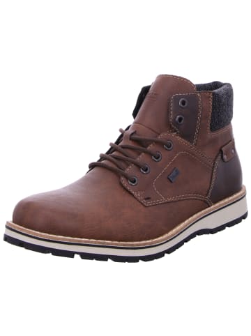 rieker Schnürstiefelette in toffee/kastanie/granit