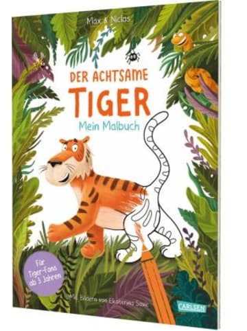 Carlsen Buch - Der achtsame Tiger: Mein Malbuch
