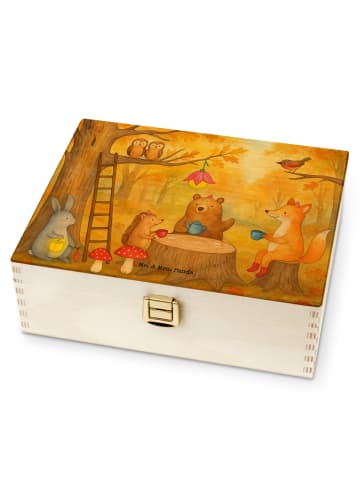 Mr. & Mrs. Panda Teeaufbewahrung Waldtiere Picknick Design ohne ... in Weiß