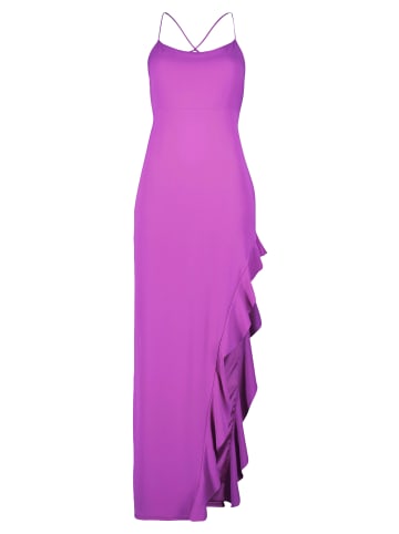 Vera Mont Abendkleid mit Volant in Shiny Grape