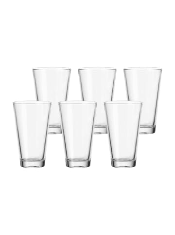 LEONARDO 6er Set Trinkgläser Ciao 300 ml transparent in transparent
