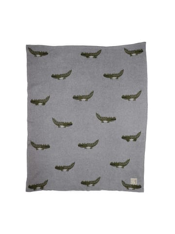 Kaiser Naturfellprodukte Babydecke Strick Crocodile natural combo