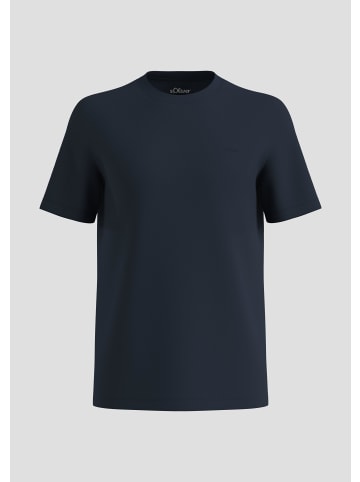 s.Oliver T-Shirt kurzarm in Blau