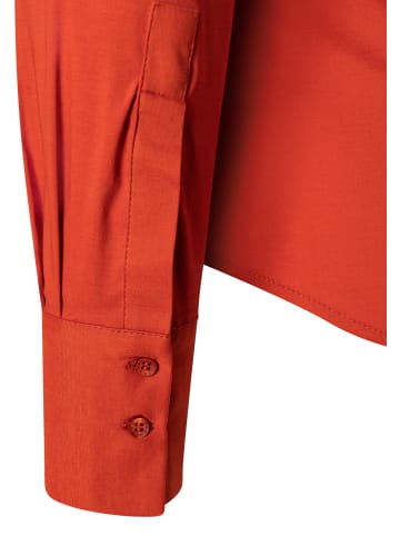 More & More klassische Businessbluse in chilli orange