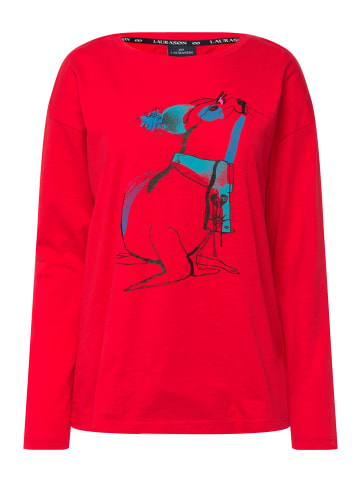 LAURASØN Shirt in neon rot