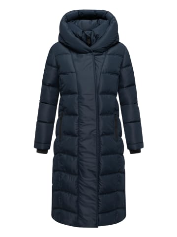 Navahoo Steppmantel Engelsfeder XIV in Navy