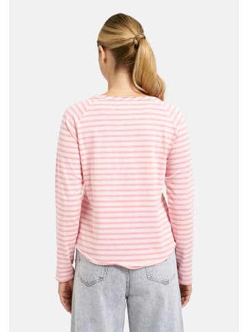 Smith&Soul Regular Basic Sweat Raglan Striped in Powder Rose