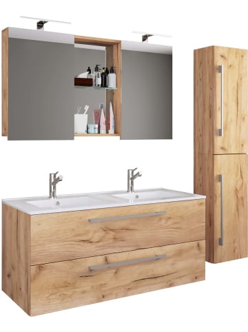 ebuy24 Badmöbelset BudasiSS Eiche 111 x 47 cm