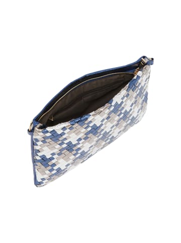 faina Women Shoulder Bag in White Blue