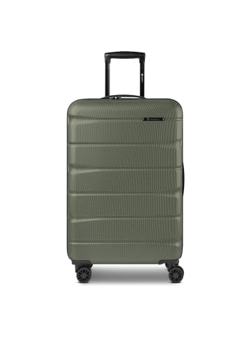 Franky Munich 4.0 4 Rollen Trolley M 66 cm mit Dehnfalte olive dull