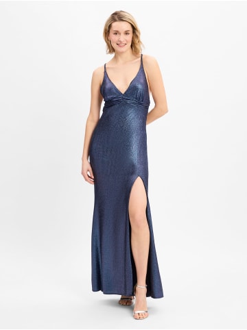 SWING Abendkleid in indigo - 0001