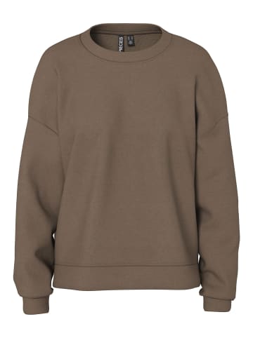 Pieces Sweatshirt in Morel