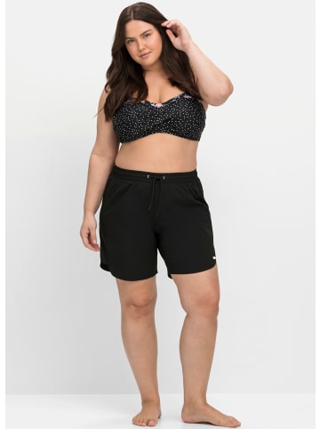 sheego Badehose in schwarz