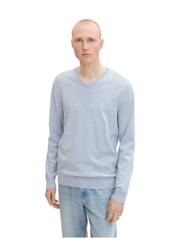 Tom Tailor Pullover BASIC V-NECK in Blau